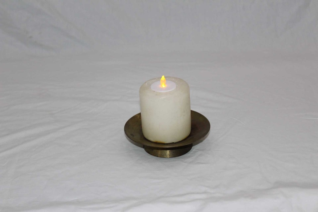 Candle & Plate
