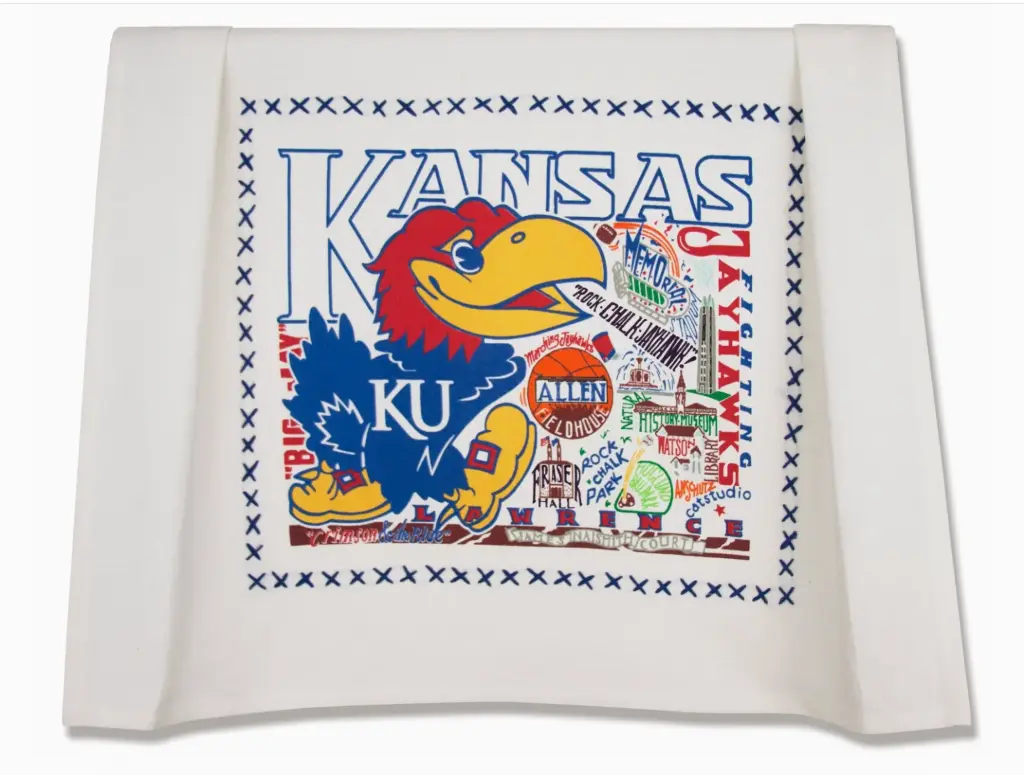 University of Kansas Collegiate Dish Towel