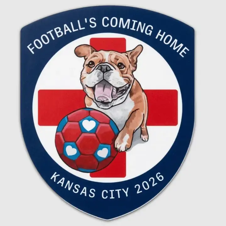 "British Bulldog in Kc" Sticker