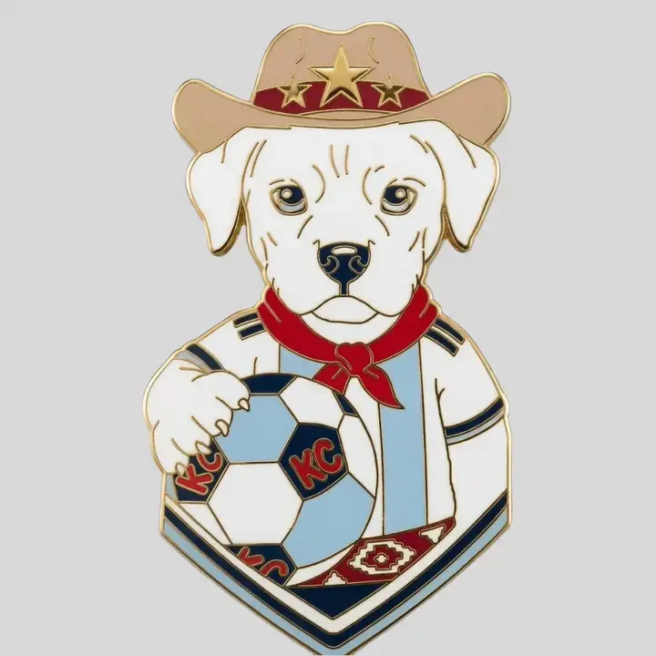 "Gaucho Dogo Argentino" Enamel Pin