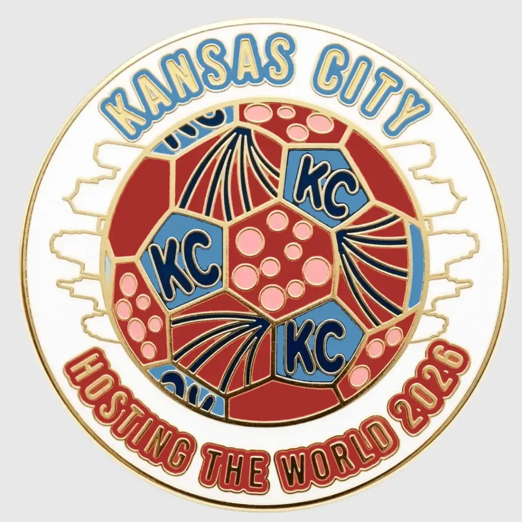 "KC 2026: Hosting the World" Enamel Pin