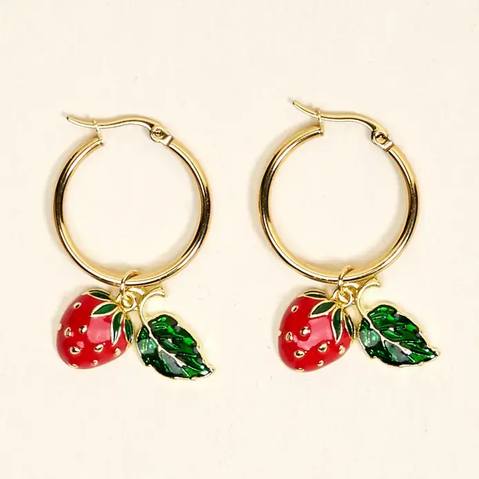 "Berrylicious" Signature Hoop Earrings