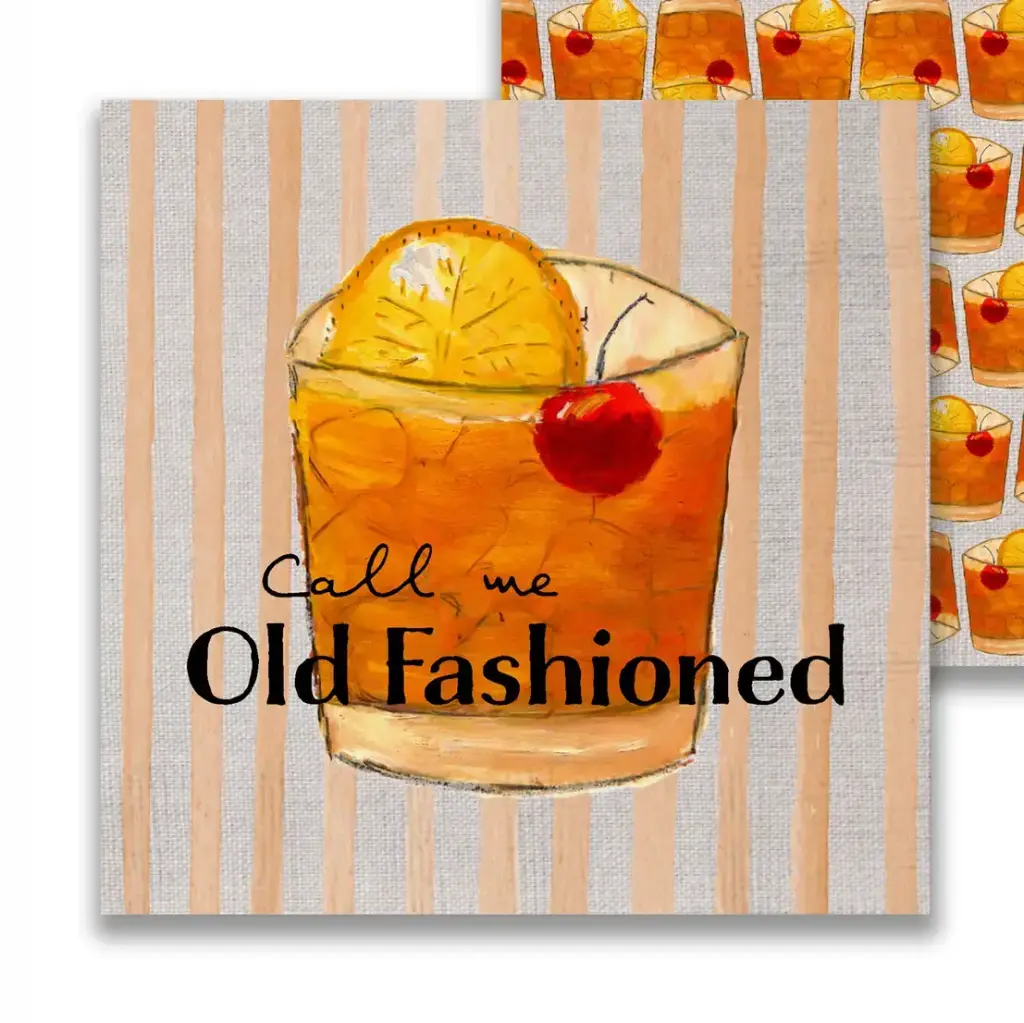 Call Me Old Fashioned Cocktail Napkins, 12ct