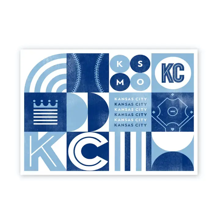 Royals KC Grid Postcard