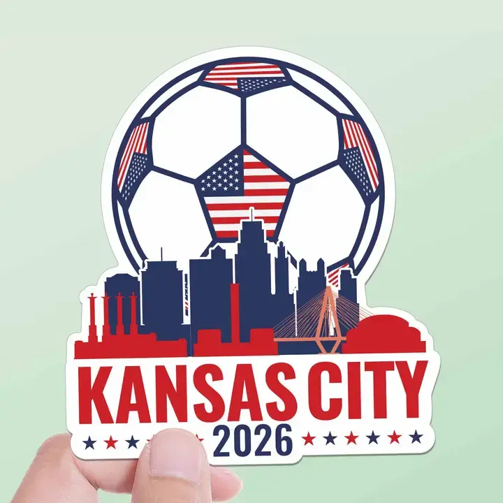 KCMO Sports Decal Small 2.75" Sticker