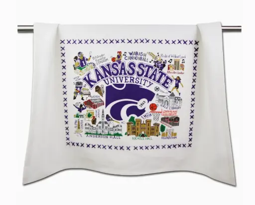 [BGD-771D] Kansas State University Collegiate Dishtowel