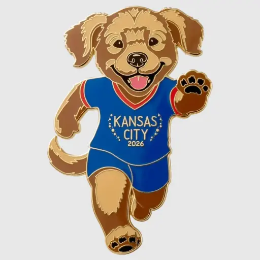 [BGO-SQ5838660] "the World Pup in Kansas City" Enamel Pin