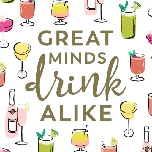 [BGD-DCIBN-822002] Great Minds Drink Alike Napkins, 20ct