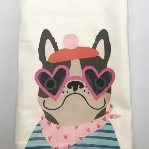 [BGD-DCIHT-20653] Frenchie Kitchen Towel